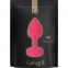 Анальная пробка с вибрацией S Gplug Gvibe, силиконовая, розовая, 8.2 х 3 см (FT10813) 3