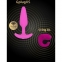 Анальная пробка с вибрацией XS Gplug Gvibe, розовая, 7 х 2 см (FT10608) 1