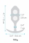 Анальна пробка із зміщеним центром ваги Snug Plug 3 B-Vibe, силіконова, чорна (BV-009 BLK) 3
