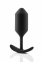 Анальна пробка із зміщеним центром ваги Snug Plug 3 B-Vibe, силіконова, чорна (BV-009 BLK) 0