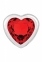 Анальная пробка стеклянная ADAM ET EVE RED HEART GEM GLASS PLUG LARGE (T840733) 7
