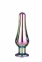 Анальна пробка конічної форми Dream Toys GLEAMING LOVE COLOURED PLEASURE PLUG M (DT21821) 0