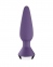 Анальная вибропробка Plug-ilicious 1 Purple (SO5442) 3