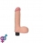 Реалістичний вібратор Reel Softee Vibrator with balls Flesh 8,0