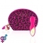 Міні-вібромасажер RIANNE S - Lovely Leopard Mini Wand Pink (SO3886) 0