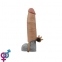 Насадка, що подовжує, на пеніс Pleasure X-Tender Vibrating Penis Sleeve Flesh 2