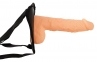 Страпон чоловічий порожнистий NMC LUST 9.5 INCH HOLLOW STRAP-ON FLESH (T111888) 5