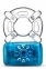 Эрекционное виброкольцо PLAY WITH ME ONE NIGHT STAND VIBRATING C-RING BLUE (T331771) 0
