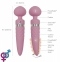 Роскошный вибромассажер PILLOW TALK - Sultry Pink с кристаллом Сваровски 2