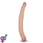 Двосторонній фалоімітатор King Size Realistic Ladykiller Tapered Double Penetration 14