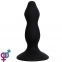 Стимулятор простати Silicone Butt Plug, Tension Exerciser Black (6603LK0203) 1