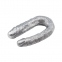 Подвійний фаллоімітатор (двосторонній) Chisa Dixie Normous-Silver (CH82490) 4