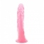 Фалоімітатор подвійний на присосці прозорий Chisa Hi-Rubber 9.4 INCH Pink (CH21806) 2