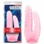 Фалоімітатор подвійний на присосці прозорий Chisa Hi-Rubber 9.4 INCH Pink (CH21806) 3