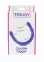Фаллоимитатор двойной, нереалистичный TOY JOY фиолетовый, 45 х 3 см (TJ10345) 0
