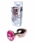 Анальна пробка S з рожевим каменем Boss of toys Jewellery (BS64107) 0