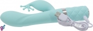 Роскошный вибратор PILLOW TALK - Kinky Teal с кристаллом Сваровски 4