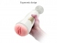 Мастурбатор в колбе двухсторонний с вибрацией-White (BS63055) 3