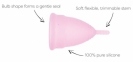 Менструальные чаши Mae B Menstrual Cups Size S - Pink (MB10950) 4