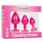 Набір анальних пробок Cheeky Gems 3 розміру, рожеві (CE14654-2) 1