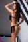 Комплект білизни KASSANDRA SET OpenBra black L/XL - Passion Exclusive: ліф з бахроми, трусики-спідниця (PS26301) 2