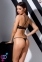Комплект білизни QUENTRIS BIKINI black XXL/XXXL - Passion Exclusive, стрінги і напіввідкритий ліф (PS26603) 2