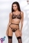 Бюстгальтер-стрепы MEGGY BRA black L/XL - Passion Exclusive (PS27704) 2