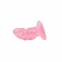 Рифлена анальна пробка Chisa Hi-Rubber Raging Mini Plug Pink (CH30706) 5