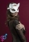Маска кошечки Feral Feelings - Catwoman Mask, натуральная кожа, белая (SO3408) 0