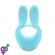 Вибратор для пар KissToy Martin Blue, крепление на член, 3,2 см (SO3763) 4
