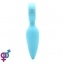 Анальная вибропробка KisToy Orville Blue, 3 см (SO3765) 1