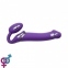 Безремневой страпон з вібрацією Strap-On-Me Vibrating Violet M діаметр 3,3 см (SO3825) 2