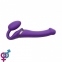Безремневой страпон з вібрацією Strap-On-Me Vibrating Violet M діаметр 3,3 см (SO3825) 5