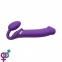 Безремневой страпон з вібрацією Strap-On-Me Vibrating Violet XL, діаметр 4,5 см (SO3827) 4