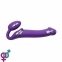 Безремневой страпон з вібрацією Strap-On-Me Vibrating Violet XL, діаметр 4,5 см (SO3827) 2