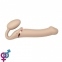 Безремневой страпон з вібрацією Strap-On-Me Vibrating Flesh L, діаметр 3,7 см (SO3828) 4