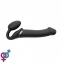 Безремневой страпон з вібрацією Strap-On-Me Vibrating Black L, діаметр 3,7 см (SO3829) 5