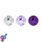 Набір анальних пробок з кристалом Rianne S: Booty Plug Set Purple, 2,7 см, 3,5 см, 4,1 см (SO3908) 6