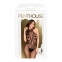 Бодистокинг с высоким кружевным воротником Penthouse - First Lady Black S/L (SO4397) 2