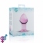 Розовая анальная пробка из стекла Gildo Pink Glass Buttplug No. 27 (SO4421) 2