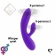 Гнучкий вібратор кролик з двома моторами FeelzToys Lea Rabbit Vibrator Medium Purple (SO4431) 4
