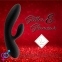 Гнучкий вібратор кролик з двома моторами FeelzToys Lea Rabbit Vibrator Black (SO4433) 1