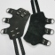 Поножі манжети для підвісу за ноги Leg Cuffs For Suspension з натуральної шкіри, колір чорний (SO5182) 2