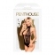Боді з високим коміром і глибоким декольте Penthouse - Perfect Lover Black L/XL (SO5286) 2
