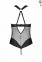 Сетчатый боди с халтером Amanda Body black S/M - Passion (SO5316) 4