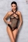 Сетчатый боди с халтером Amanda Body black S/M - Passion (SO5316) 1
