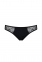 Трусики-слипы с кружевной сеточкой Dina Thong black L/XL - Passion (SO5340) 3