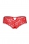 Трусики-бразиліана з квіткового мережива Raja Thong red S/M - Passion (SO5377) 4
