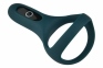 Двойное эрекционное кольцо Fun Town Rise Turquoise, управление со смартфона (SO5748) 0