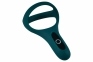 Двойное эрекционное кольцо Fun Town Rise Turquoise, управление со смартфона (SO5748) 1